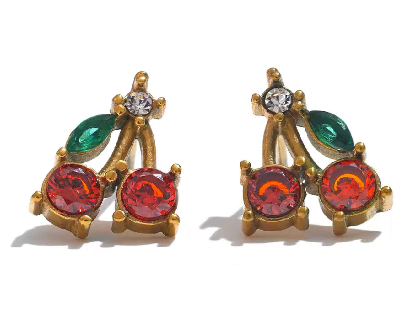 X Small Cherry Earrings