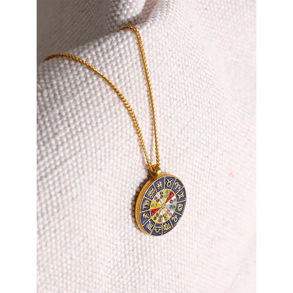 Zodiac Coin Necklace