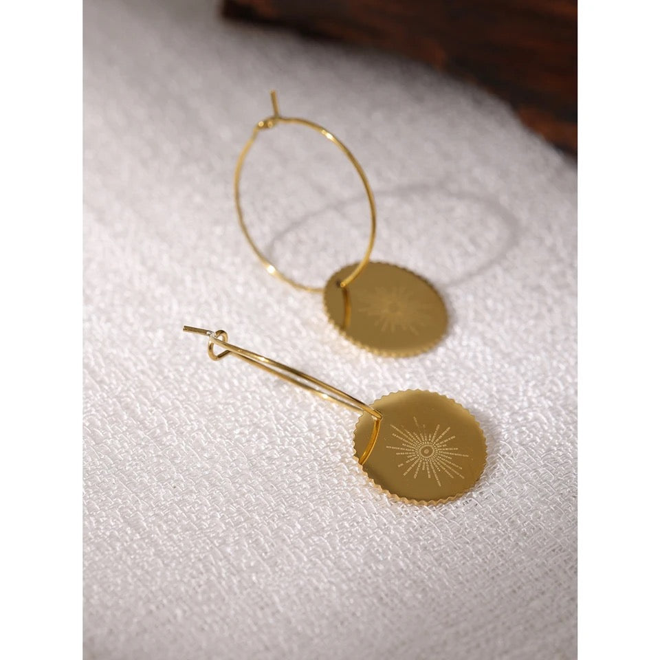 Coin Sun Hoop
