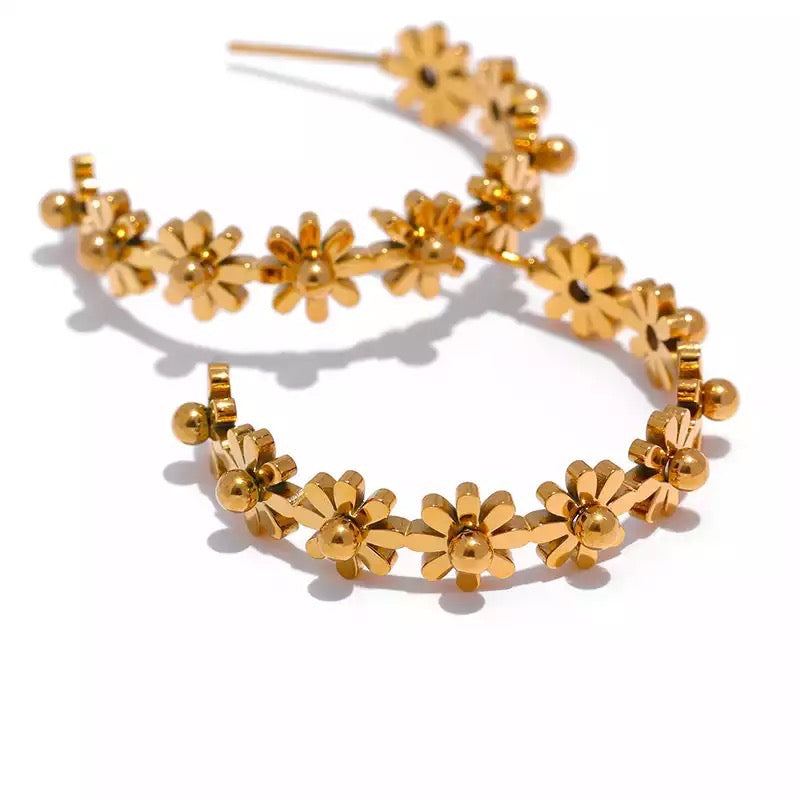 Daisy Flower Hoop