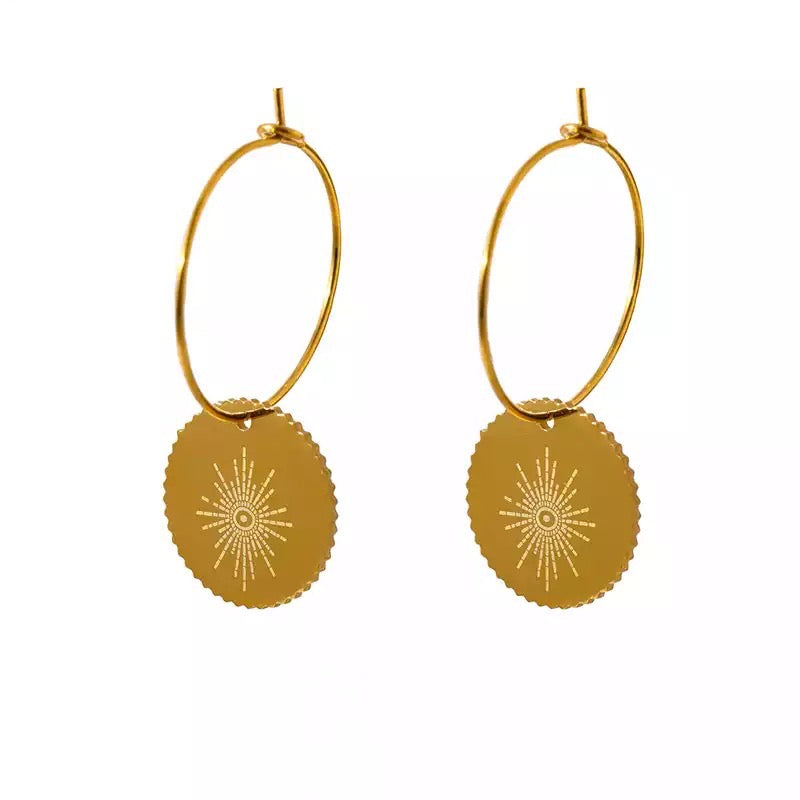 Coin Sun Hoop