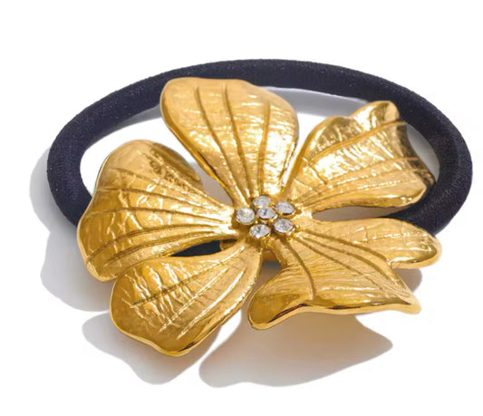 Passion Flower Hair Tie