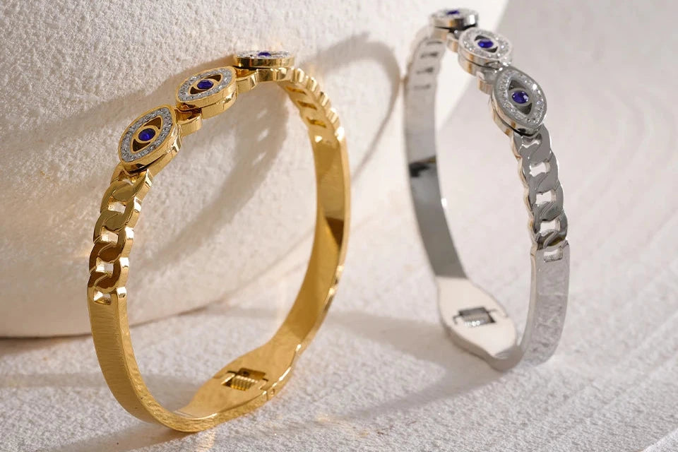 Gold Evil Eye Bracelet
